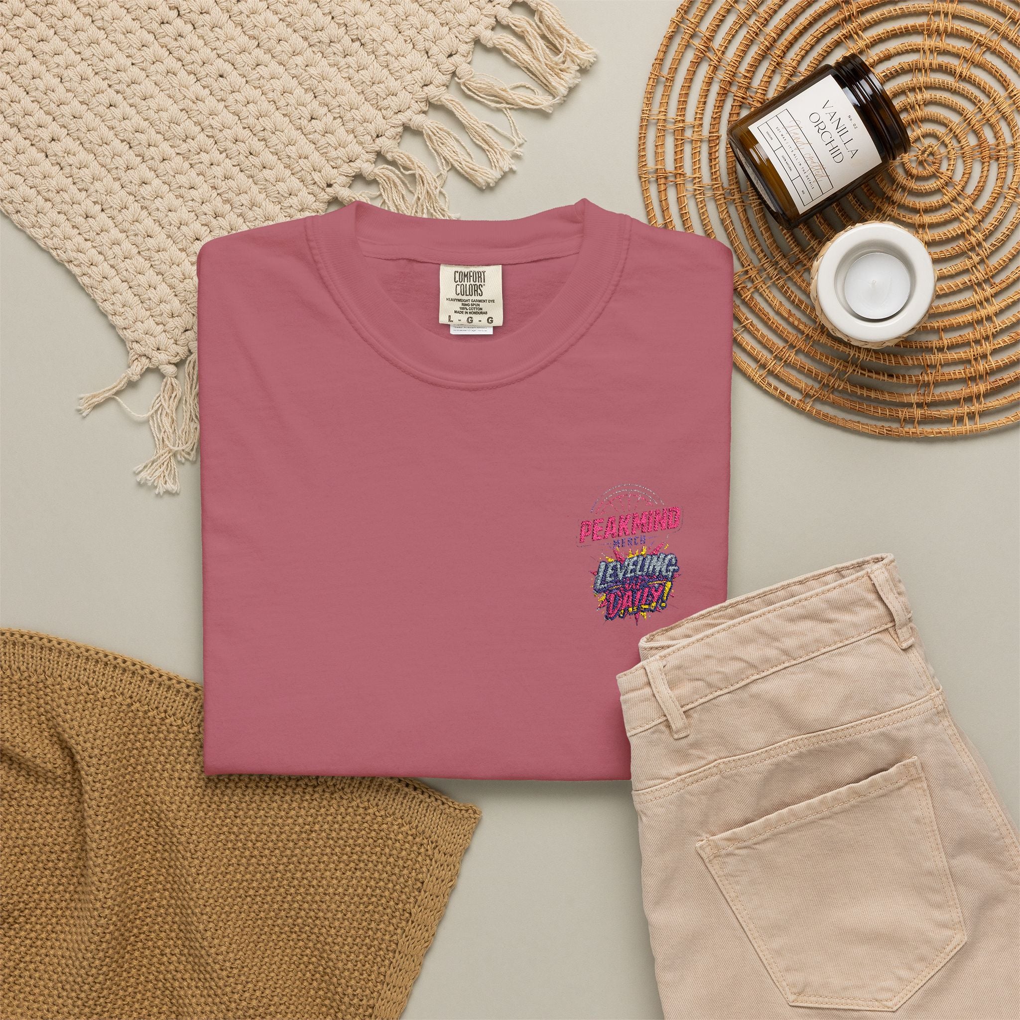 T-Shirt — 'Be Kind' Floral Pocket Graphic Tee