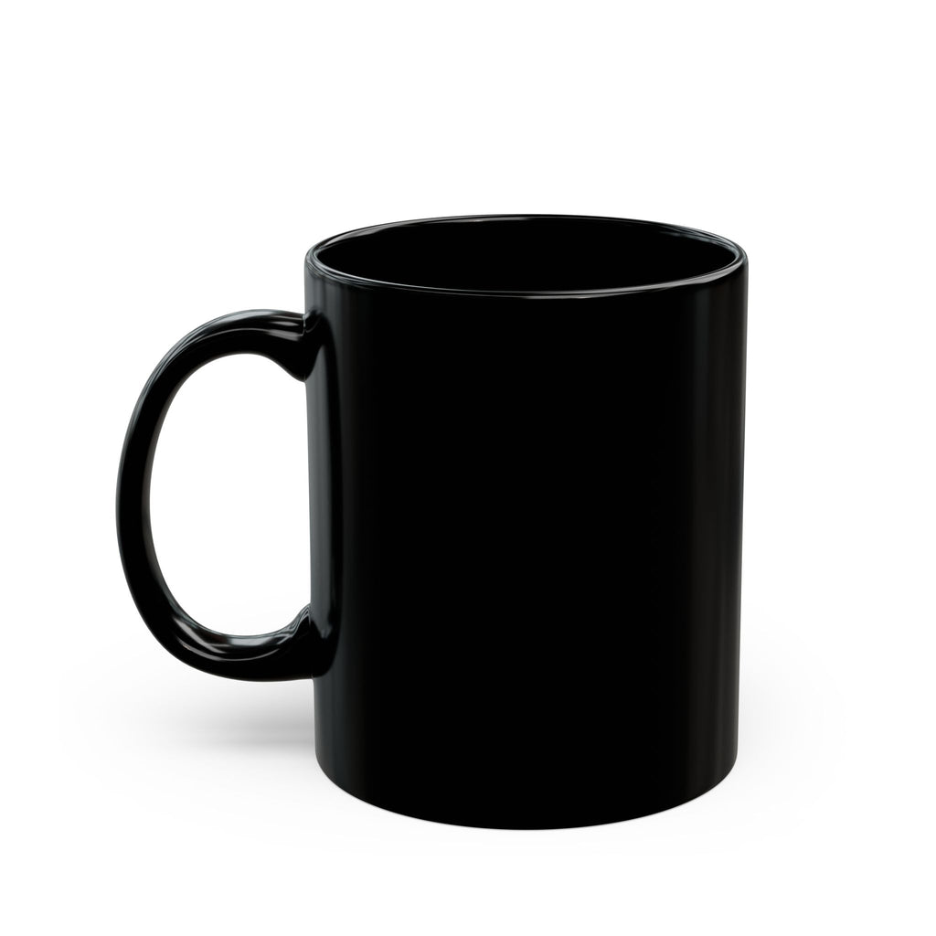 Slow and Steady Turtle Coffee Mug – Inspirational Motivational Black Mug (11oz, 15oz)