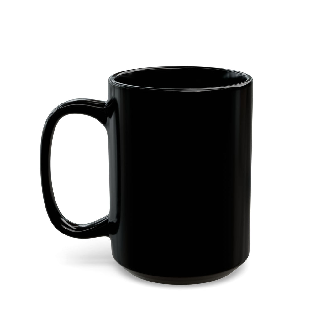 Slow and Steady Turtle Coffee Mug – Inspirational Motivational Black Mug (11oz, 15oz)