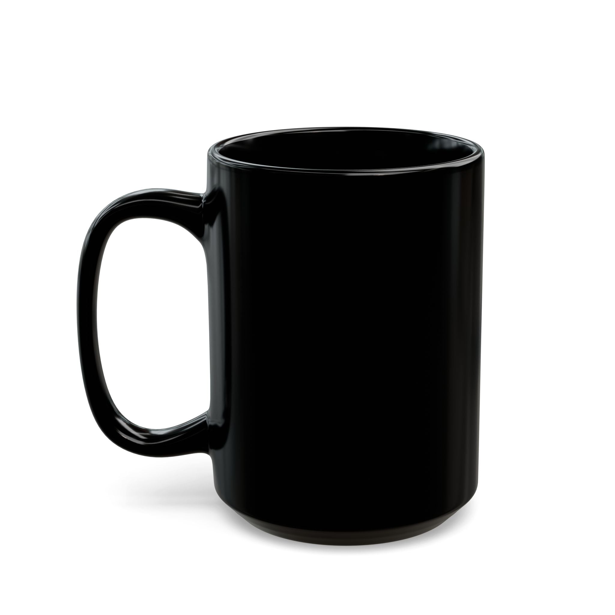 Slow and Steady Turtle Coffee Mug – Inspirational Motivational Black Mug (11oz, 15oz)